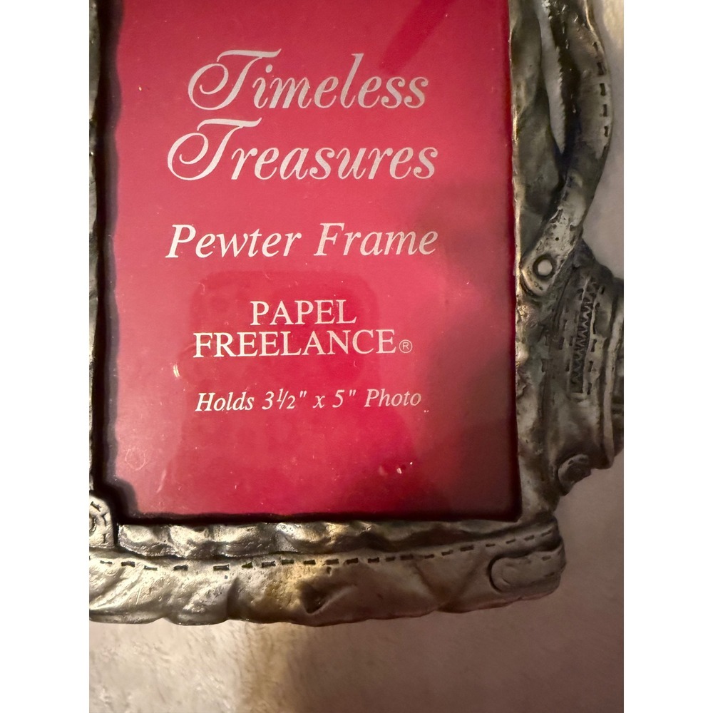 Papel Freelance Pewter Golf Bag Photo Frame Timeless Treasures 3.5x5 - Picture 3 of 5